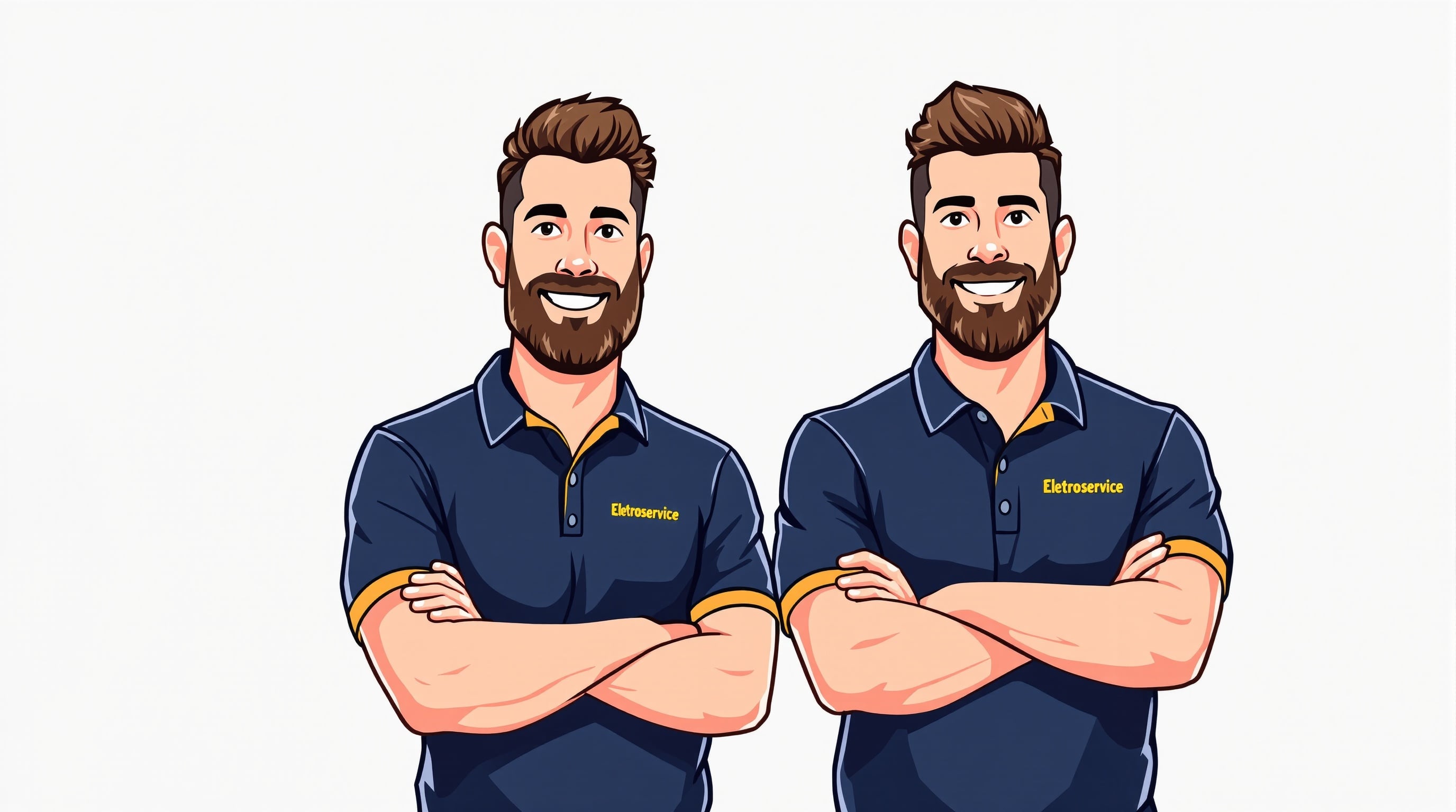 Equipe Eletroservice realizando serviço elétrico profissional em Congonhas MG